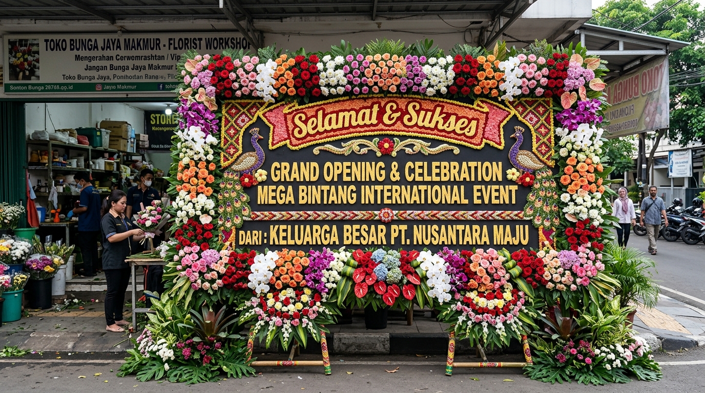 Papan Bunga Double Grandeur - VIP Double Board